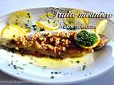 Truite meunière aux noisettes