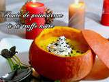 Velouté de potimarron à la truffe noire