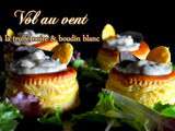 Vol au vent à la truffe noire et boudin blanc