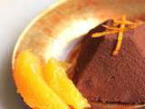 Gâteau de semoule au cacao & aux écorces d'orange confites