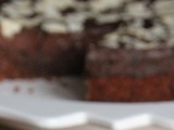 Gâteau fondant et crémeux chocolat & amande