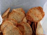 Biscuits salés au paprika et à l'huile d'olive, ou au pavot ou au parmesan