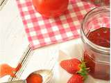 Confiture de tomate, fraise et vanille