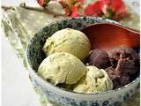 Glace au thé matcha maison (sans sorbetière)