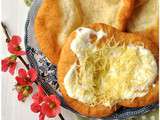 Langos (petits pains frits), une spécialité hongroise