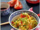 Oeufs brouillés à la tomate (recette chinoise)