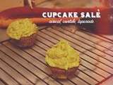 Cuisiner les restes : Cupcakes Salés, avocat, cantal, tapenade