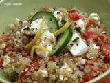 Taboulé de quinoa à la Grecque
