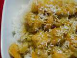 Curry de crevettes à la noix de coco