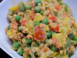 Curry de lentilles corail et de légumes