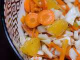 Salade orientale au fenouil et aux carottes