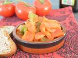 Taktouka, salade marocaine de tomates et de poivrons