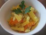 Poêlée de carotte, pommes de terre et rutabaga