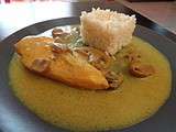 Poulet colombo au lait de coco