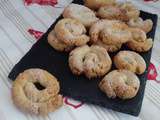 Biscuits escargots amande et sucre