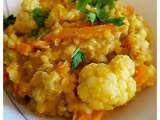 Curry de légumes et lentilles corail - weight watchers