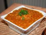 Curry de lentilles à la tomates