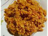 Lentilles corail et quinoa au curry - Thermomix - (ou pas)