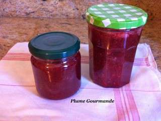 Confiture fraises framboises au thermomix