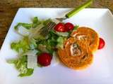 Roule a la tomate ricotta et parmesan