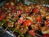 Brochettes de Poulet à la sauce Bulgogi