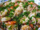 Crevettes à la Sauce Aigre Douce