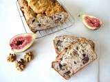 Cake figues chèvre noix