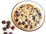 Clafoutis cerises citron amandes