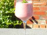 Smoothie fraise amande