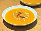 Soupe de courge butternut aux girolles