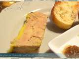 Foie gras au Rivesaltes ambré cuit au sel de Guérande