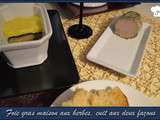 Foie gras maison, cuit aux deux façons