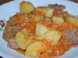 Bœuf aux carottes et pommes de terre