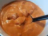 Emincé de poulet sauce tomate au mascarpone au Cookéo