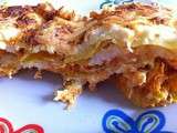 Lasagnes aux carottes et au chèvre frais