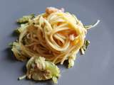 Spaghettis aux courgettes et à la mozzarella au Cookéo [Foodista challenge #55]
