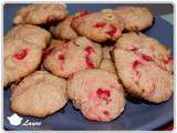 Cookies chocolat blanc et pralines roses « Les boîtes gourmandes »
