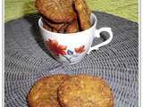 Cookies croustillants au caramel et noix