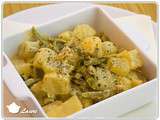 Curry de légumes du jardin (courgette, haricots verts, pommes de terre)