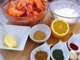 Crevettes façon Tikka et riz basmati