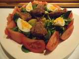 Filets de canard en salade