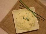 Purée de pommes de terre au chèvre frais et ciboulette