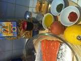 Queue de saumon et Casareccia aux tomates
