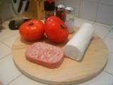 Tomates farcies au chèvre chaud