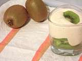 Verrines kiwi et mascarpone à la vanille