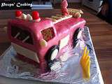 Gâteau camion de pompier