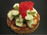 Blinis chantilly à l'aneth - oeufs de lump
