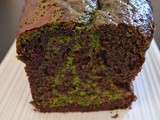 Marbré ultra moelleux chocolat - pistache