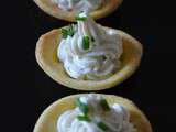 Tartelettes à la crème de saumon