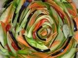 Tarte spirale aux légumes d'été